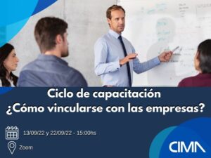 Read more about the article Ciclo de capacitación ¿Cómo vincularse con las empresas?