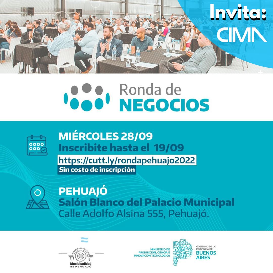 You are currently viewing Participa de la Ronda de Negocios Multisectorial Pehuajó 2022