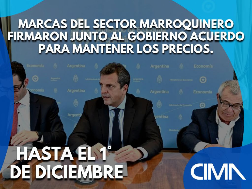 Read more about the article MARCAS DEL SECTOR MARROQUINERO FIRMARON JUNTO AL GOBIERNO ACUERDO PARA MANTENER LOS PRECIOS.