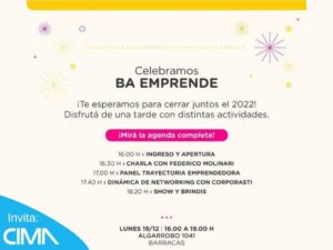 Read more about the article Celebramos BA EMPRENDE – Cierre de año 2022